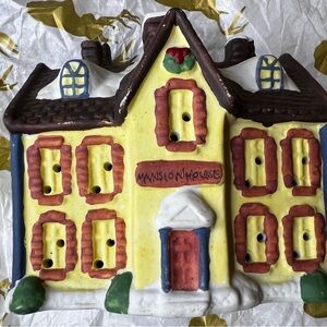 Dickens Village Christmas Train Station Ceramic